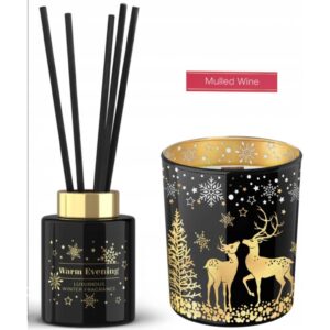 Bartek Set Warm Evening Hot Punch svíčka 200 g + difuzér 100 ml