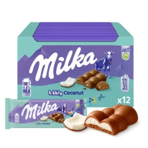 Milka Bubbly Coconut Chocolate Bar 97g CZ -han 19/11/2026