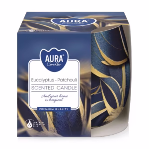 Bispol Scented Candle Aura Eucalyptus-Patchouli, 100 г (SN71S-60) X 6ks