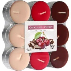 Bispol čajové svíčky cherry (p15-18-104) 18ks