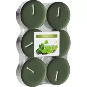 Bispol čajové svíčky maxi green tea (p35-6-83) 6ks
