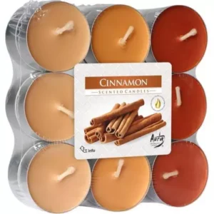 Bispol čajové svíčky cinnamon (p15-18-65) 18ks