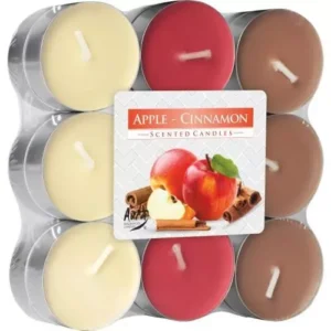 Bispol čajové svíčky apple cinnamon p15-18-87 18ks