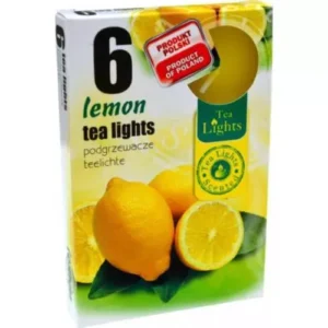 Tea Lights svíčky lemon 6ks X 15ks