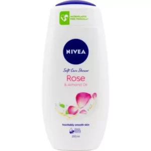 Nivea sprchový gel caring rose & almond oil 250ML X 6ks