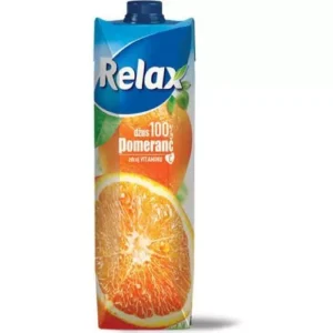 Relax džus 100% pomeranč 1L X 12ks -han 8/2027