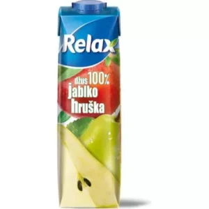 Relax džus 100% jablko hruška 1L X 12ks -han 8/2027