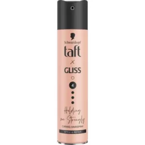 TaftxGliss lak na vlasy 250ml Hold Me Strong Mega