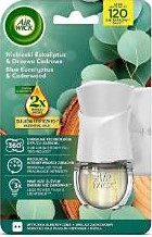 Air Wick Odświeżacz Powietrza wtyczka ZAPACH Eukaliptus Drzewo Cedrowe 19ml X  6ks
