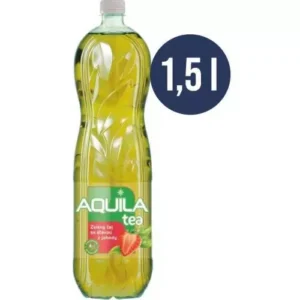 Aquila Tea.m ledový čaj zelený s jahodou 1,5L X 6ks - han 24/6/2027