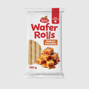 Brick wafer rolls, salted caramel – 150 g -han 29/6/2027