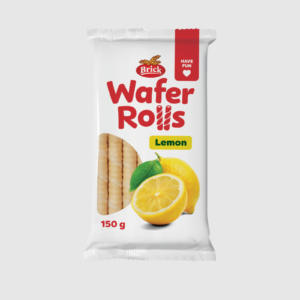 Brick wafer rolls, lemon – 150 g - han 23/3/2027