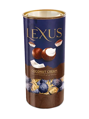 Lexus Chocolate With Coconut Cream Canned 500 g - han 15/10/2027
