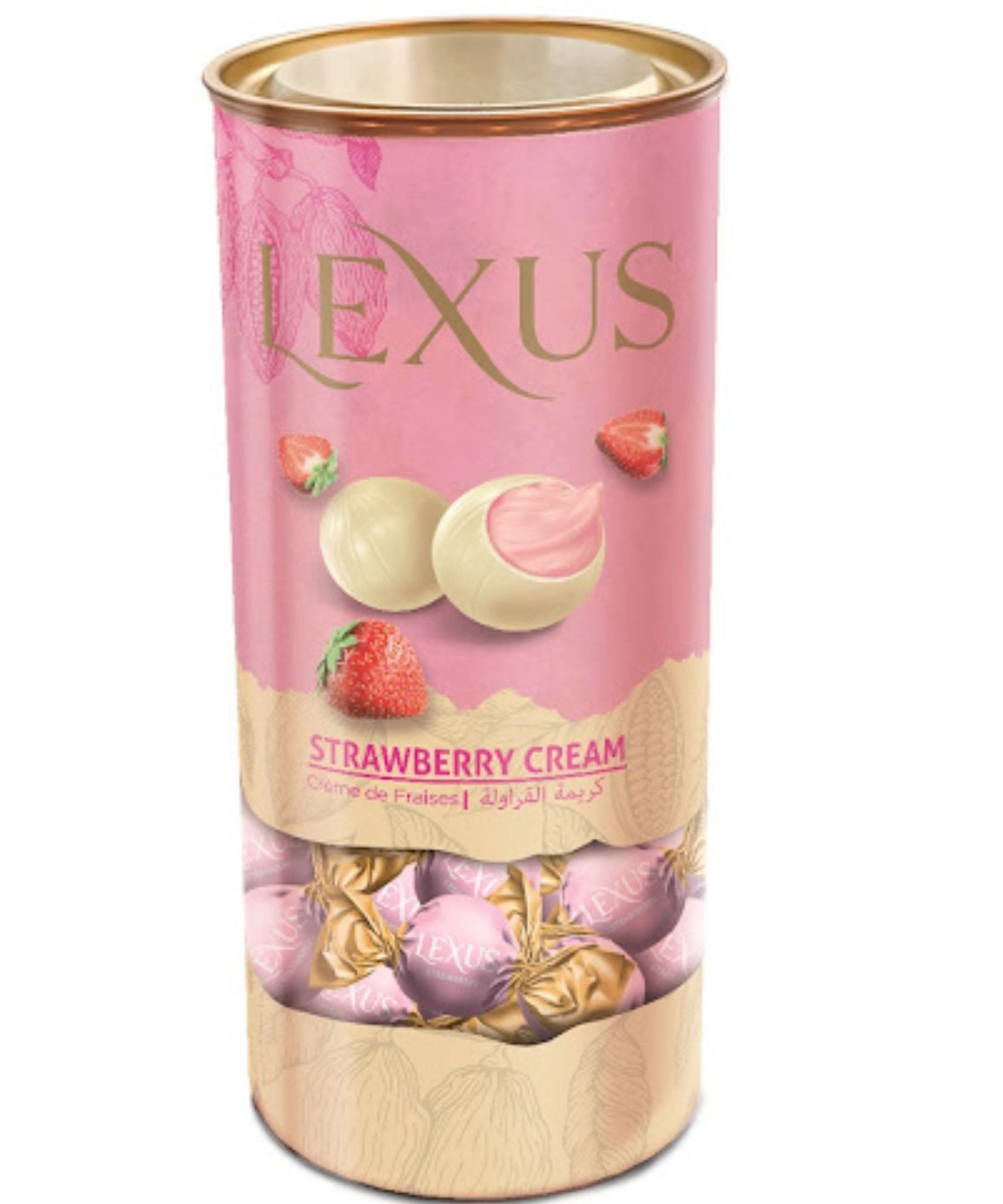 Lexus  Strawberry  / hop nhua 500g - han 31/10/2027