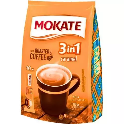 Mokate 3in1 caramel bag10 170g - han 12/2027