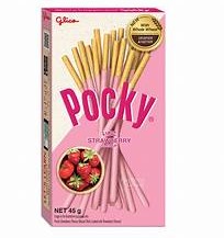 Glico Pocky Biscuit Sticks - Strawberry 45g- 10ks -han 30/6/2027